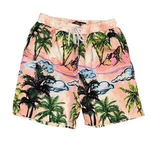 Rebel Minds Men's Island Board Short Summer Swim Trunks vacaycore SZ Medium
